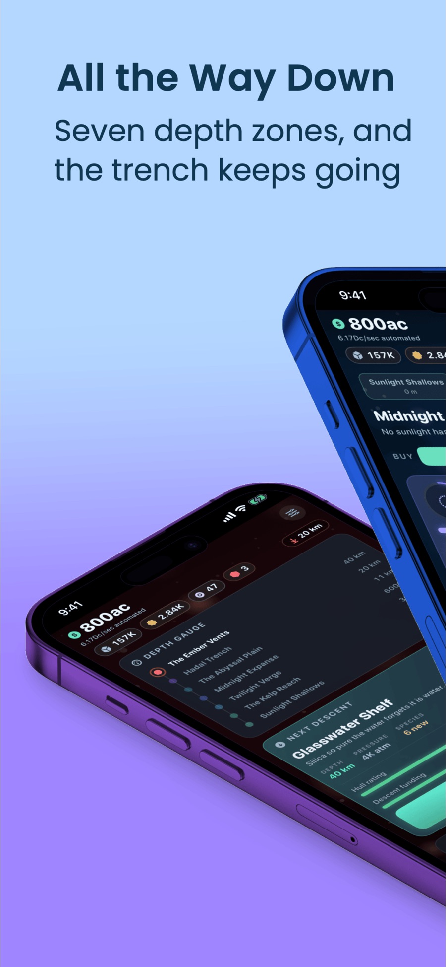 Fathom: Deep Sea Tycoon — a rig working in the dark water